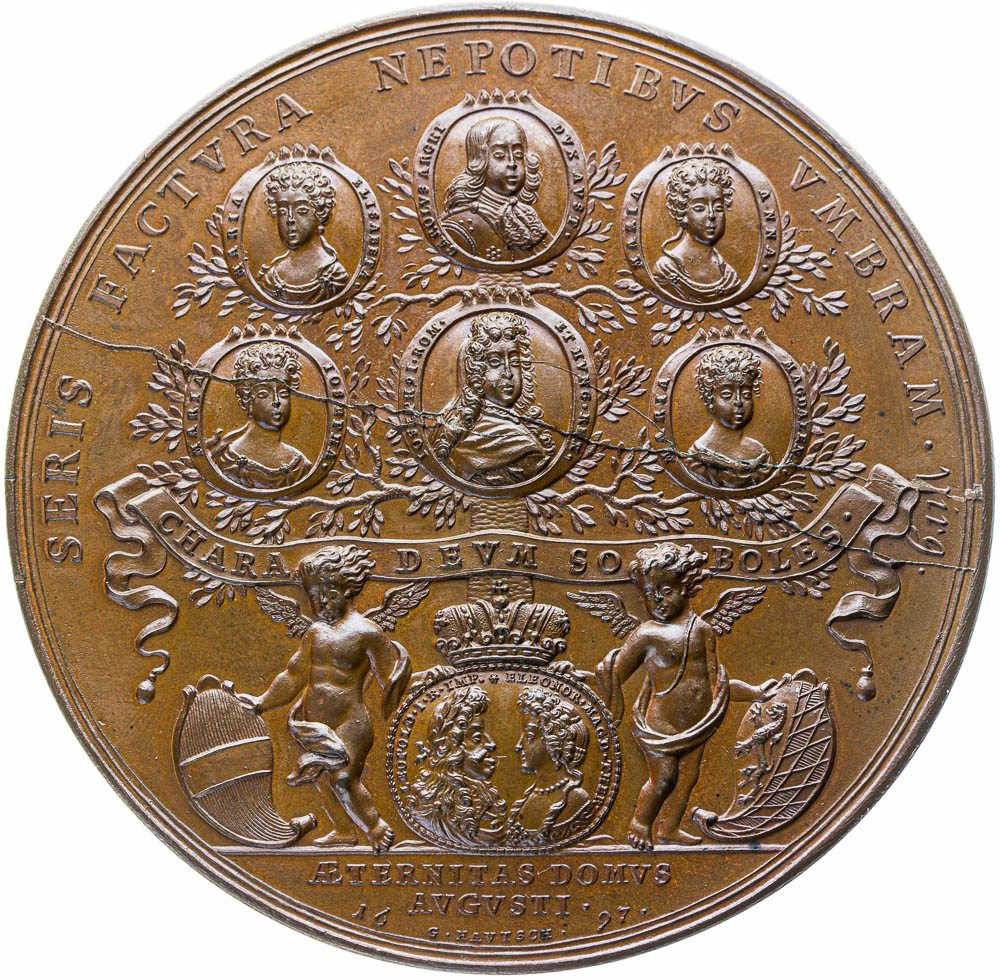 Medaile 1697 - revers