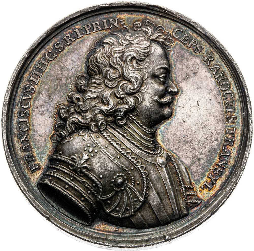 Stříbrná medaile (1705) - avers