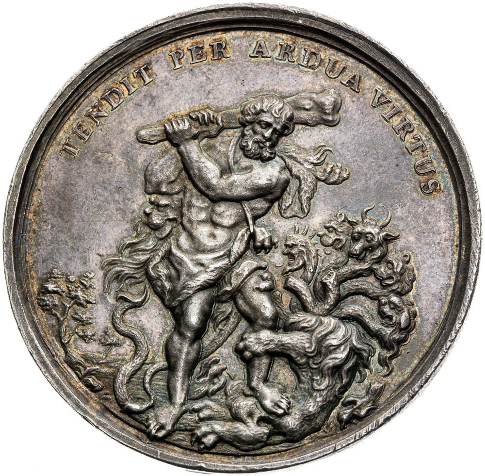 Stříbrná medaile (1705) - revers