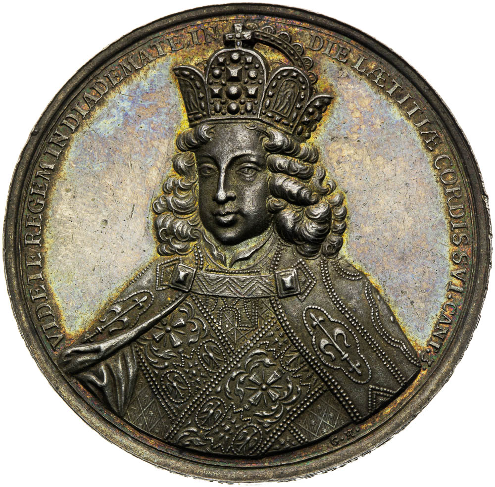 Stříbrná medaile 1690 - avers