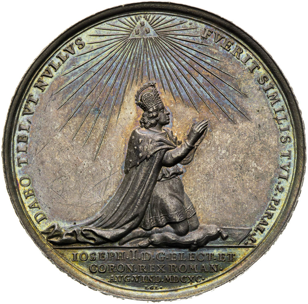 Stříbrná medaile 1690 - revers