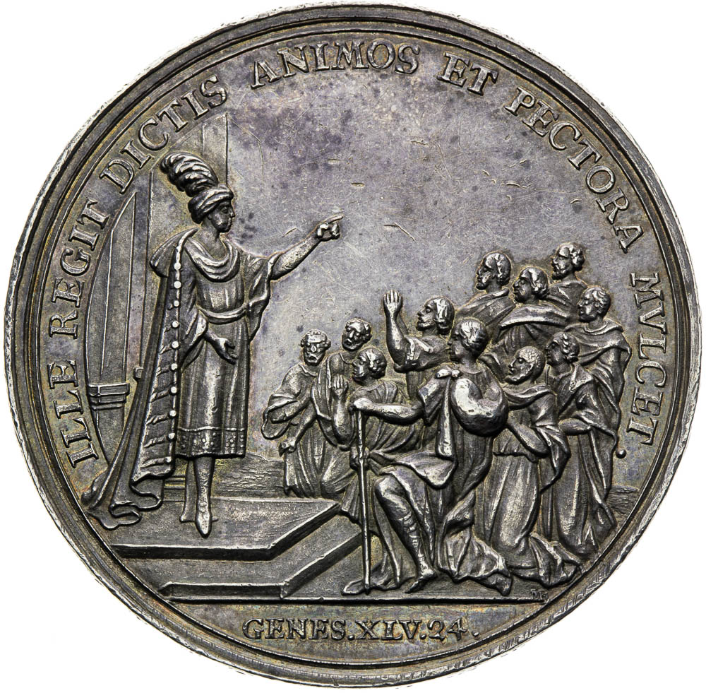 Stříbrná medaile 1711 - avers