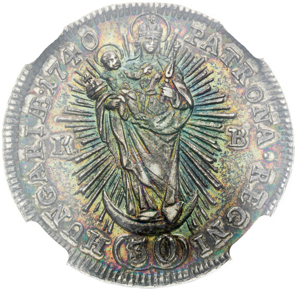 30 Krejcar 1740 - revers