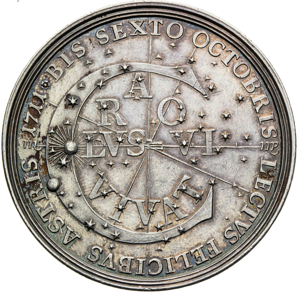 Stříbrná medaile 1711 - avers