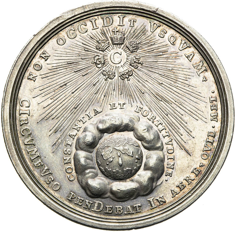 Stříbrná medaile 1712 - revers