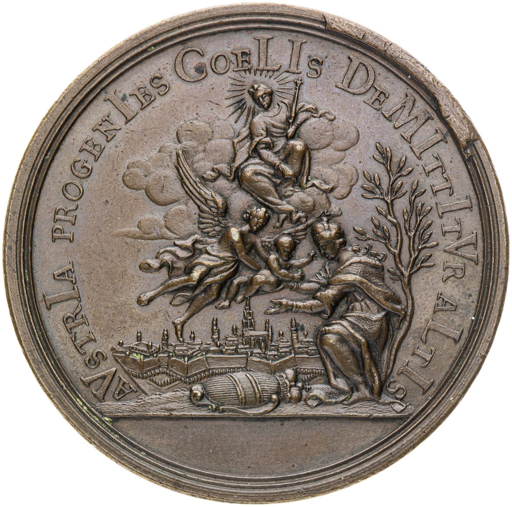 Medaile 1716 - revers