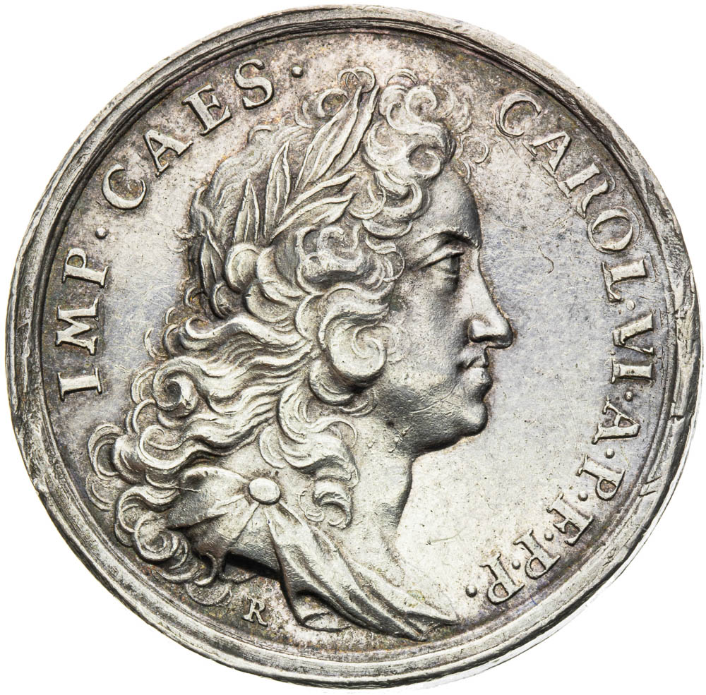 Stříbrná medaile 1723 - avers