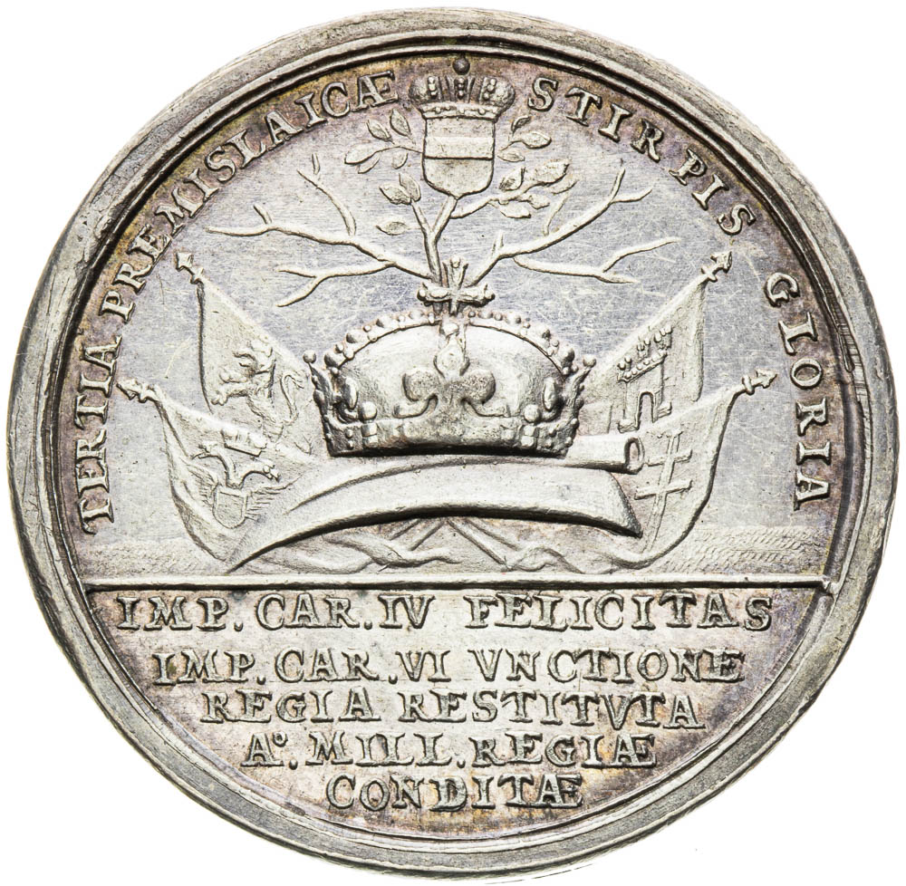 Stříbrná medaile 1723 - revers