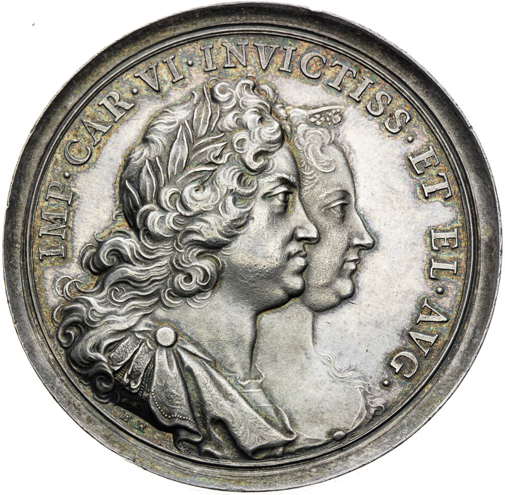 Stříbrná medaile 1723 - avers