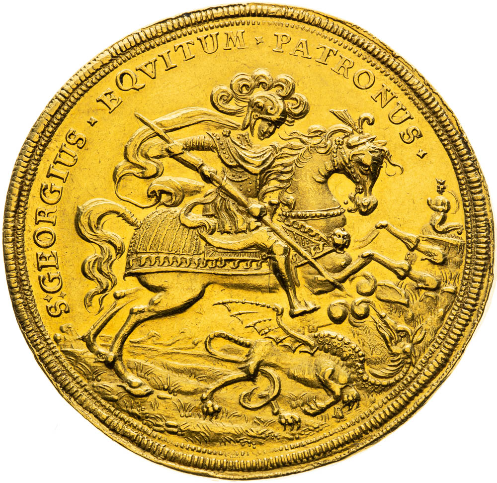 Zlatá medaile (10 Dukát) - avers