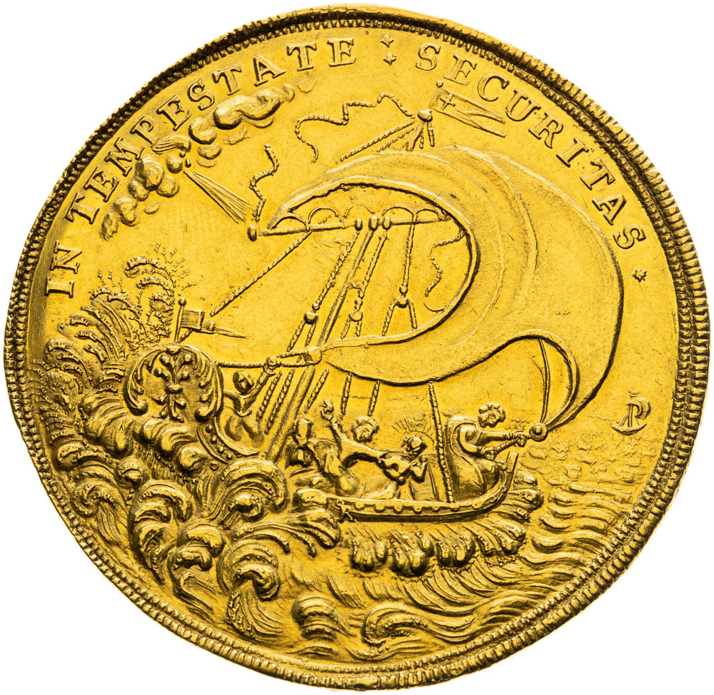 Zlatá medaile (10 Dukát) - revers