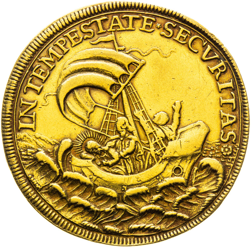 Zlatá medaile (10 Dukát) - revers