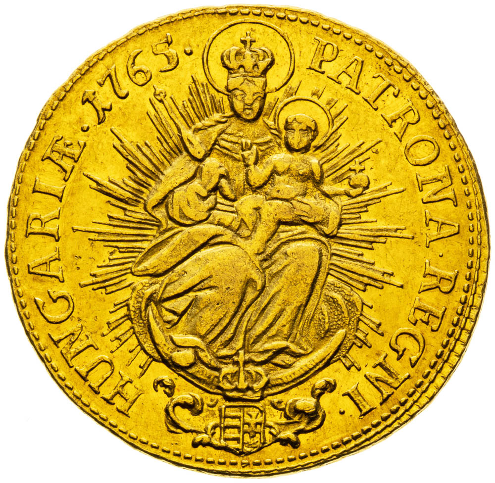 2 Dukát 1765 - revers