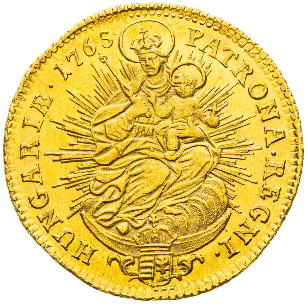 Dukát 1765 - revers