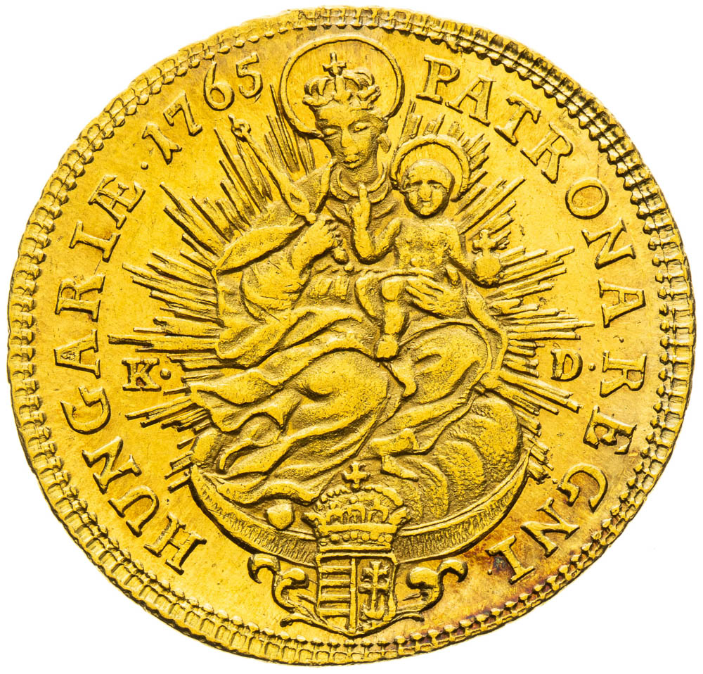 Dukát 1765 - revers