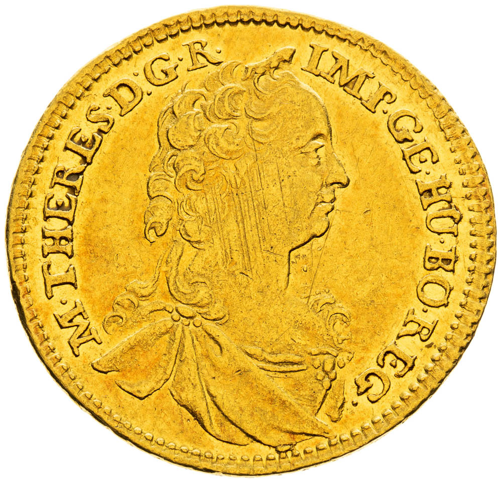 Zlatá medaile (1753) (Dukát) - avers