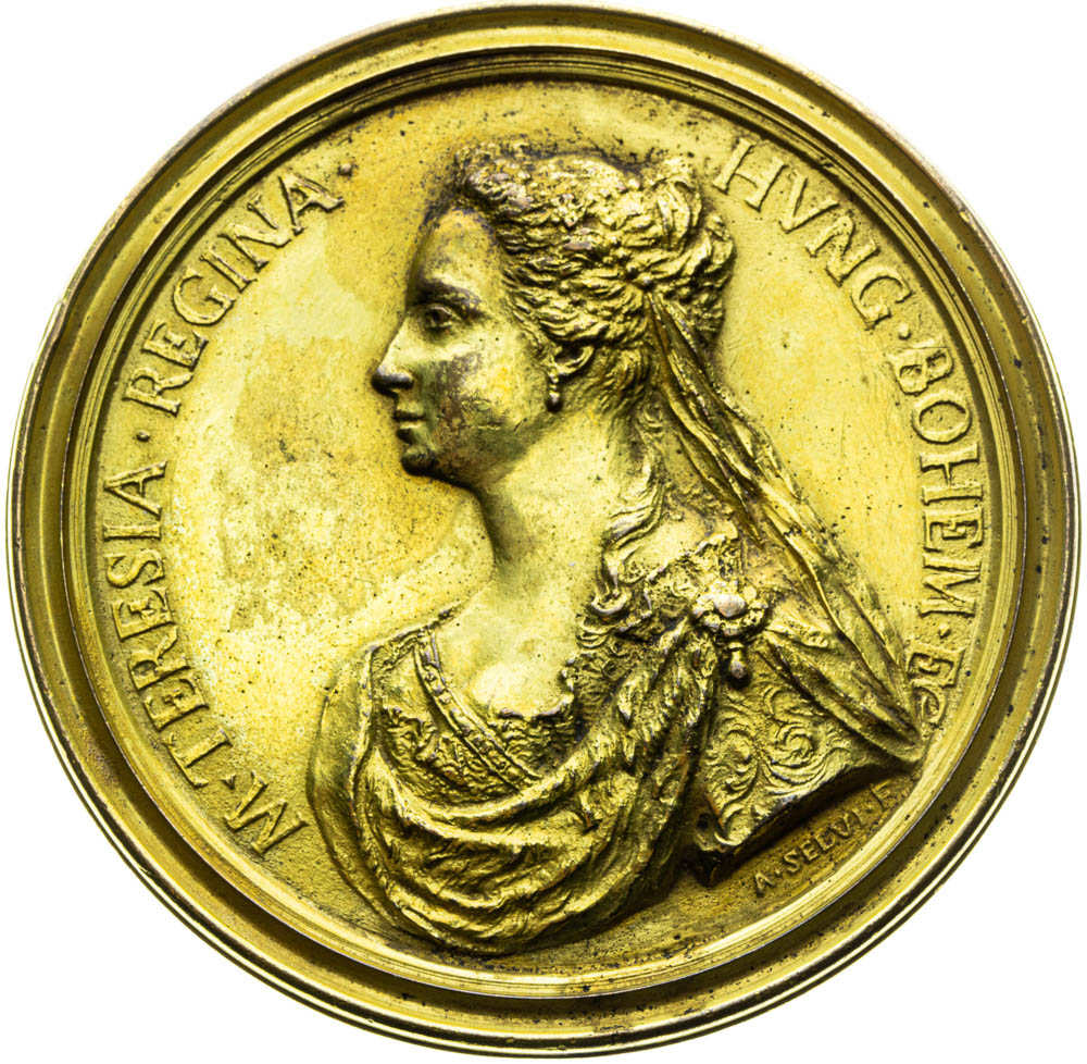 Medaile 1743 - avers