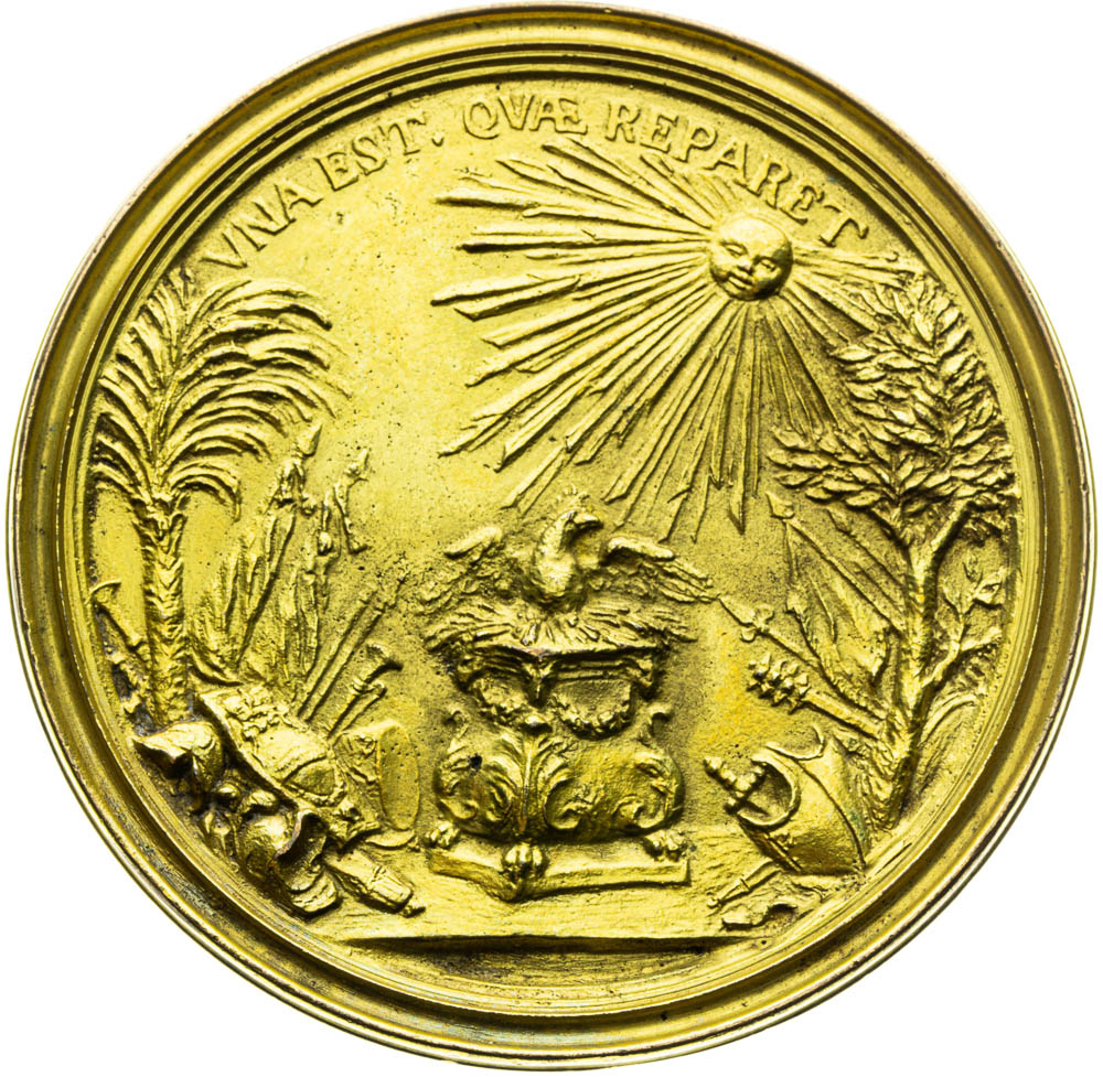 Medaile 1743 - revers