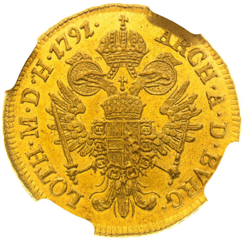 Dukát 1791 - revers