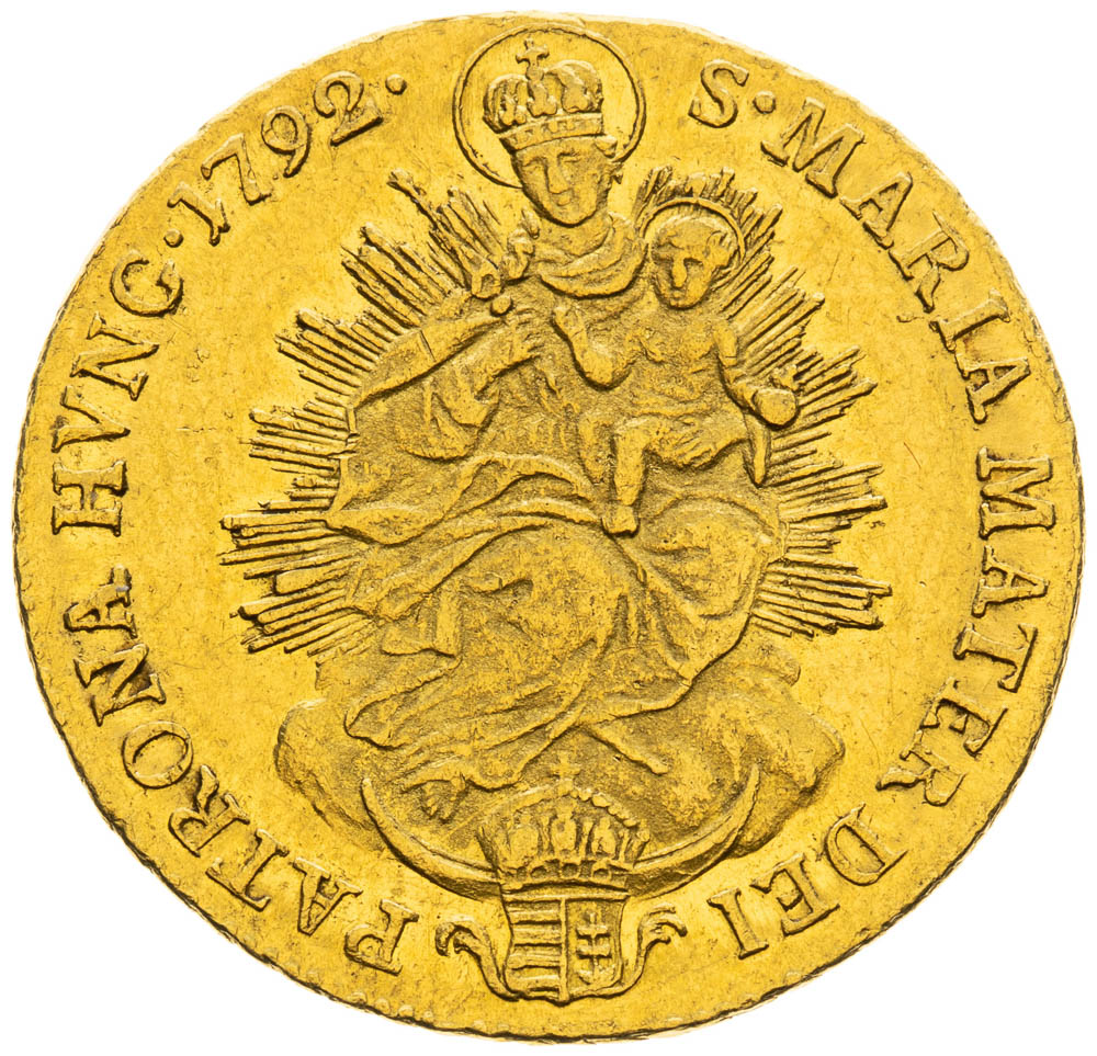 Dukát 1792 - revers