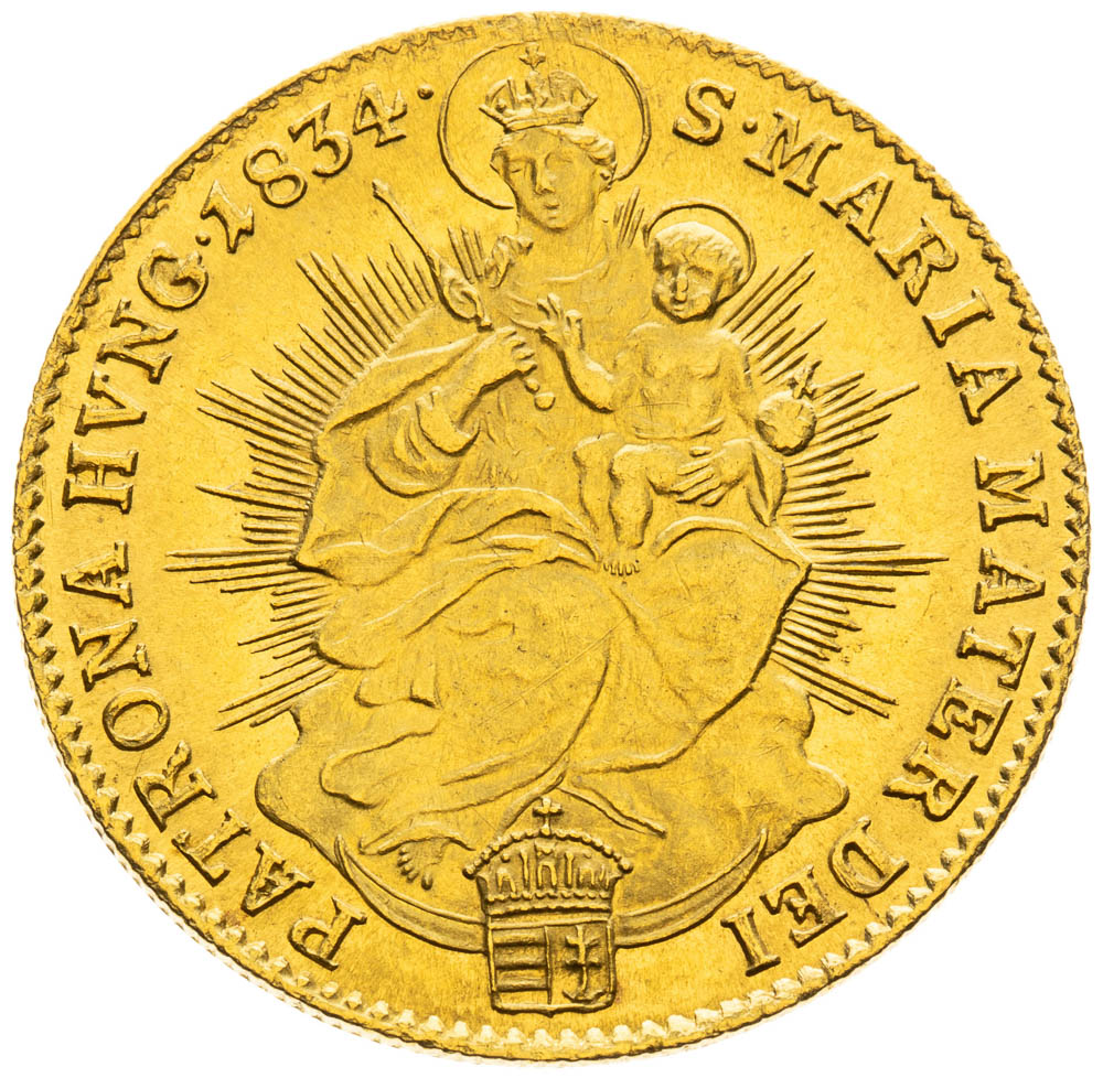 Dukát 1834 - revers