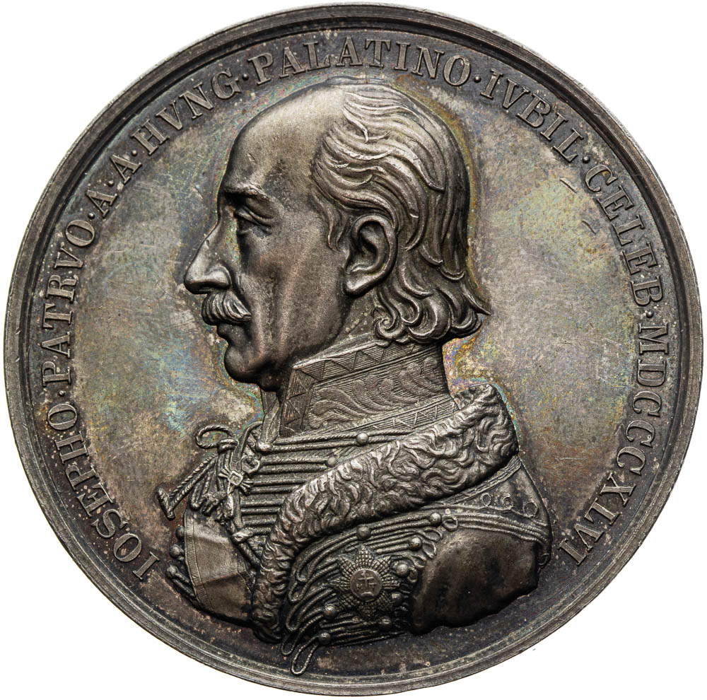 Stříbrná medaile 1846 - revers