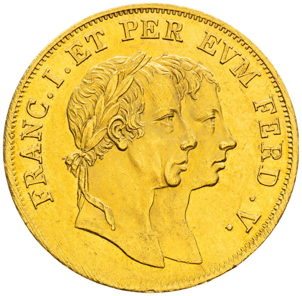 Zlatý žeton 1830 (1 3/4 Dukát) - avers