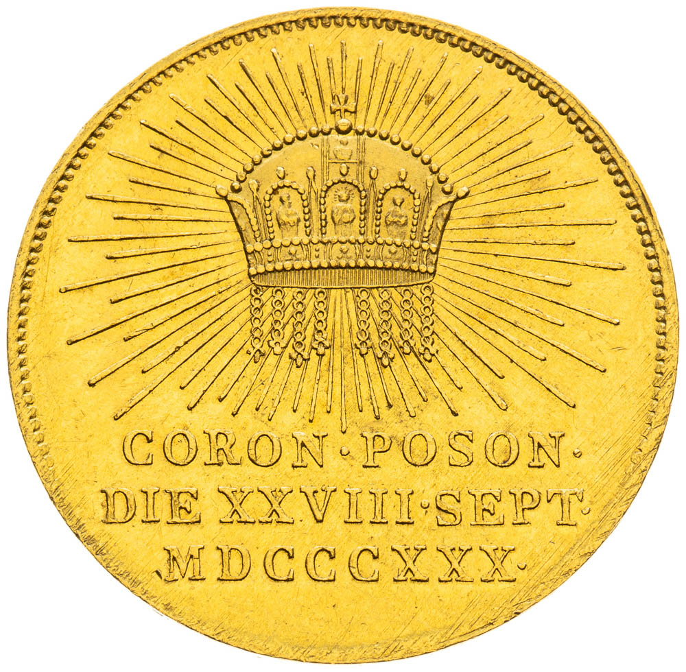 Zlatý žeton 1830 (1 3/4 Dukát) - revers