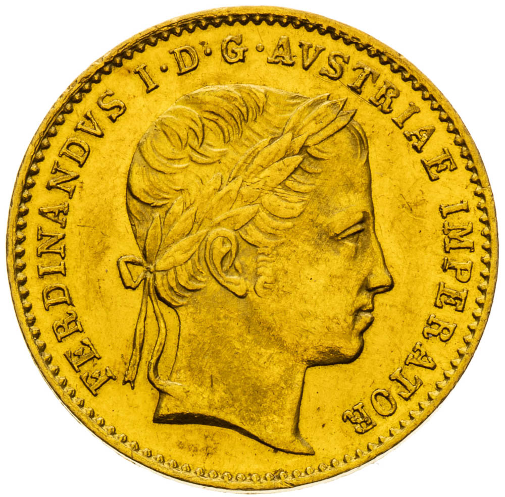 Zlatý žeton 1836 (Dukát) - avers