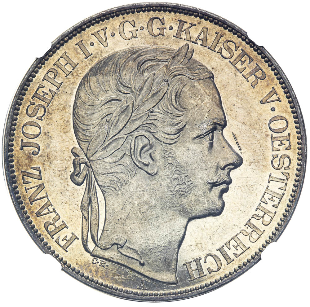 Spolkový 2 Tolar 1857 - avers