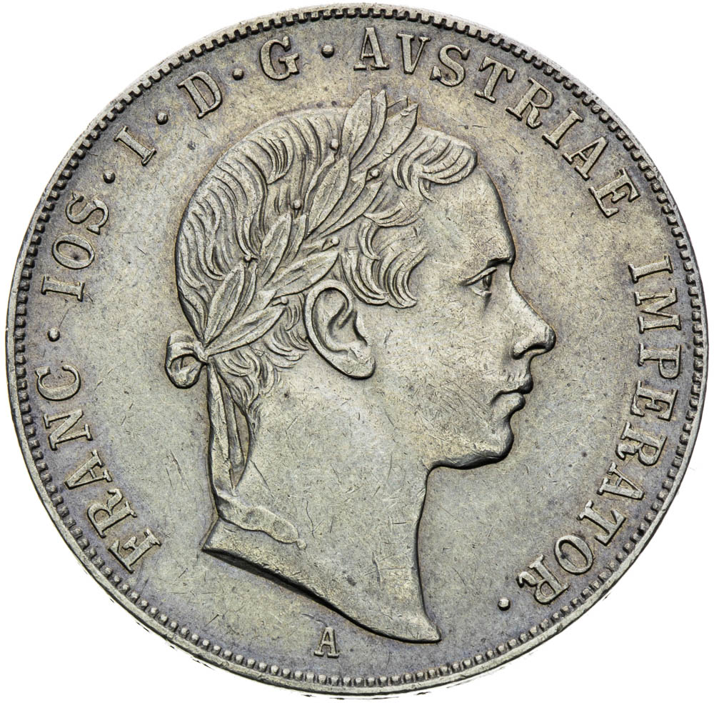 Konvenční tolar 1856 - avers