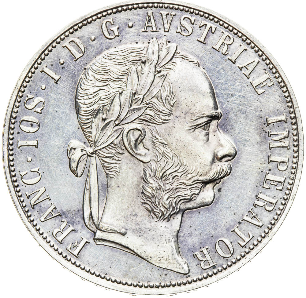 Kutnohorský 2 zlatník 1887 - avers