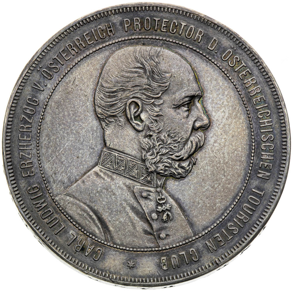 Stříbrná medaile 1877 (Tolar) - avers