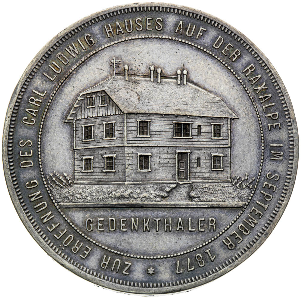 Stříbrná medaile 1877 (Tolar) - revers