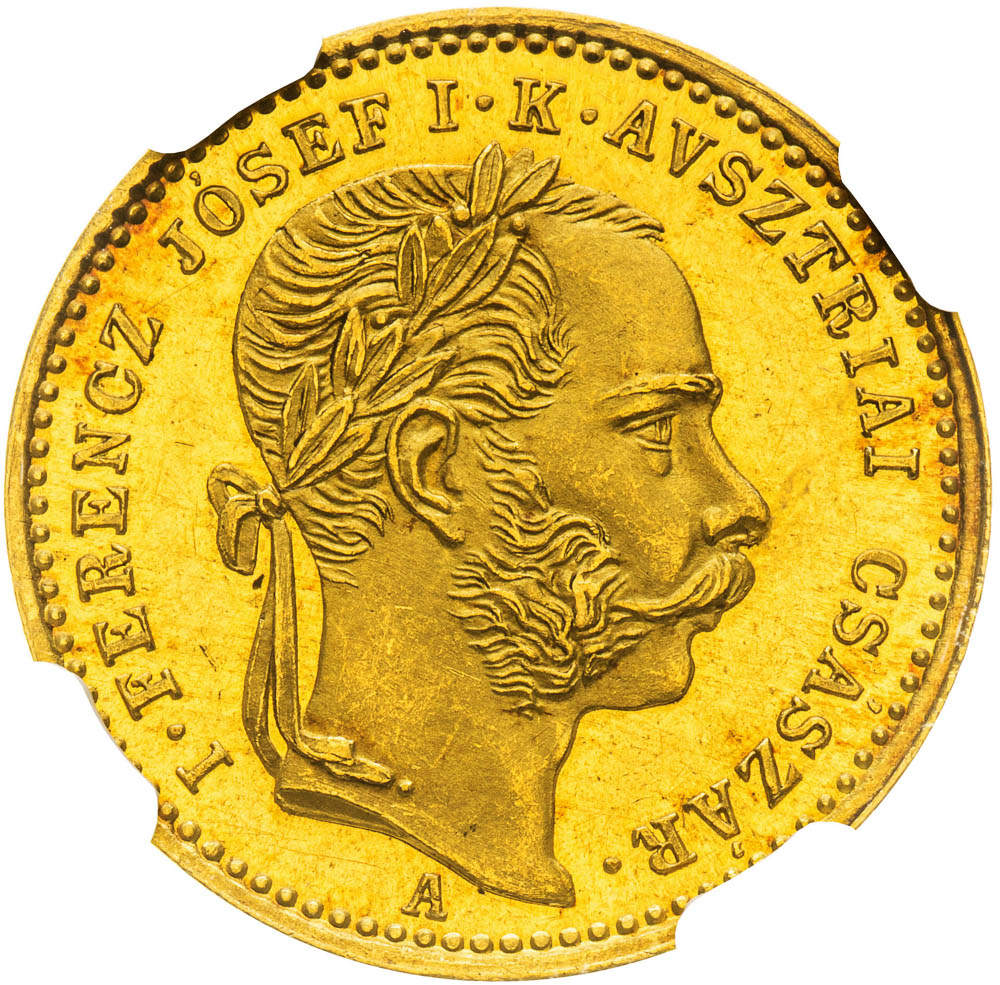 Zlatý žeton 1867 (Dukát) - avers