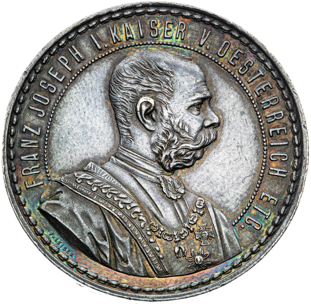 Stříbrná medaile 1888 (2 Zlatník) - avers