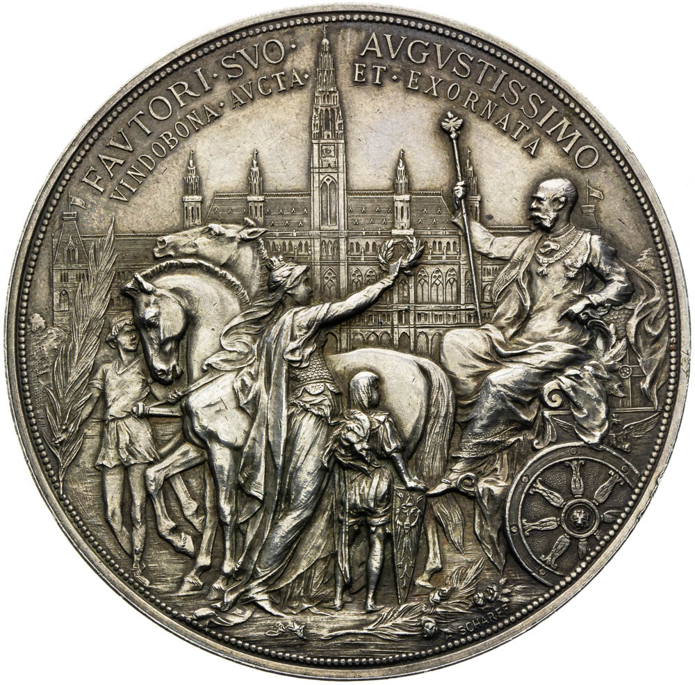 Stříbrná medaile 1888 - revers