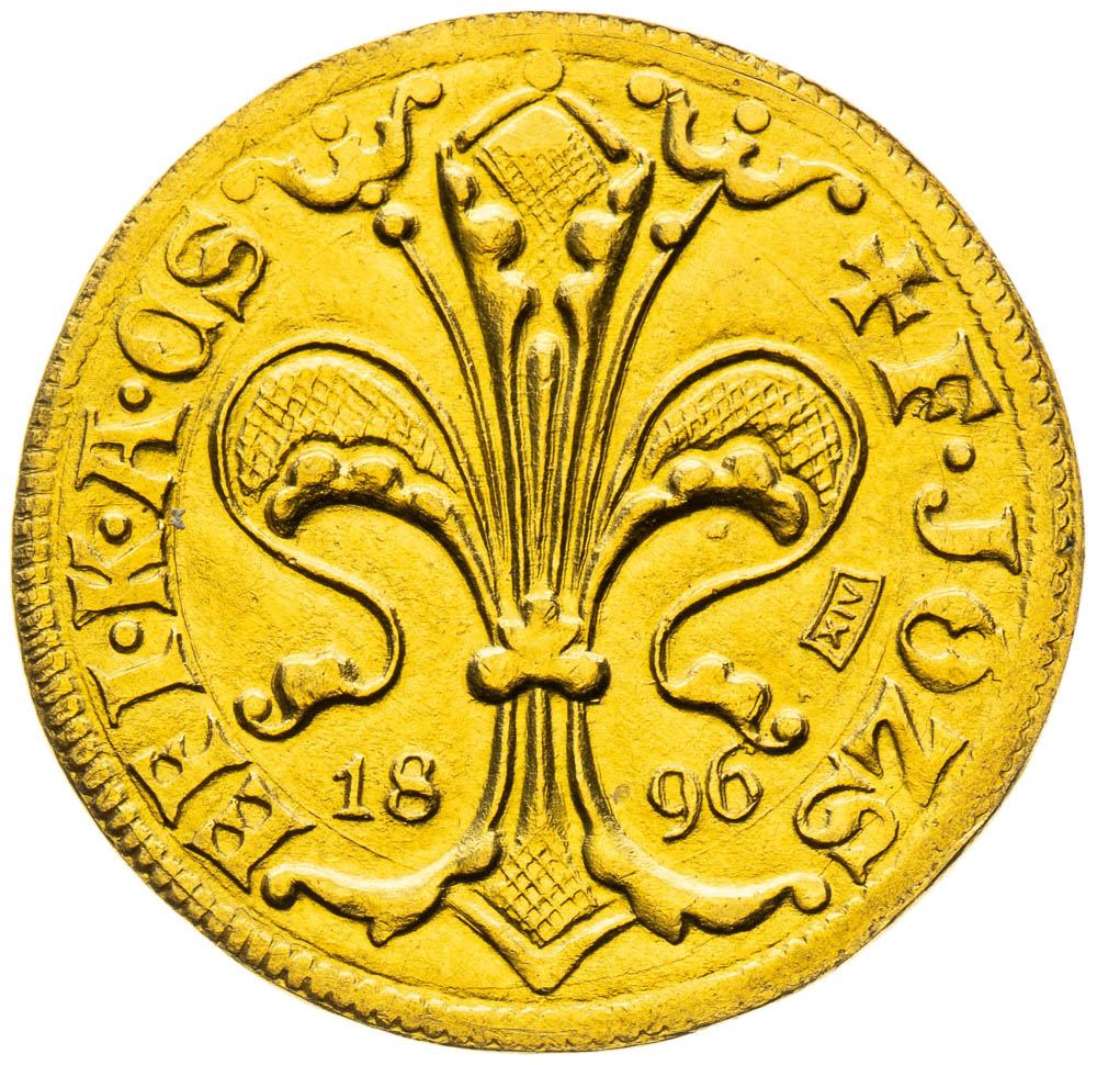 Dukát 1896 - avers