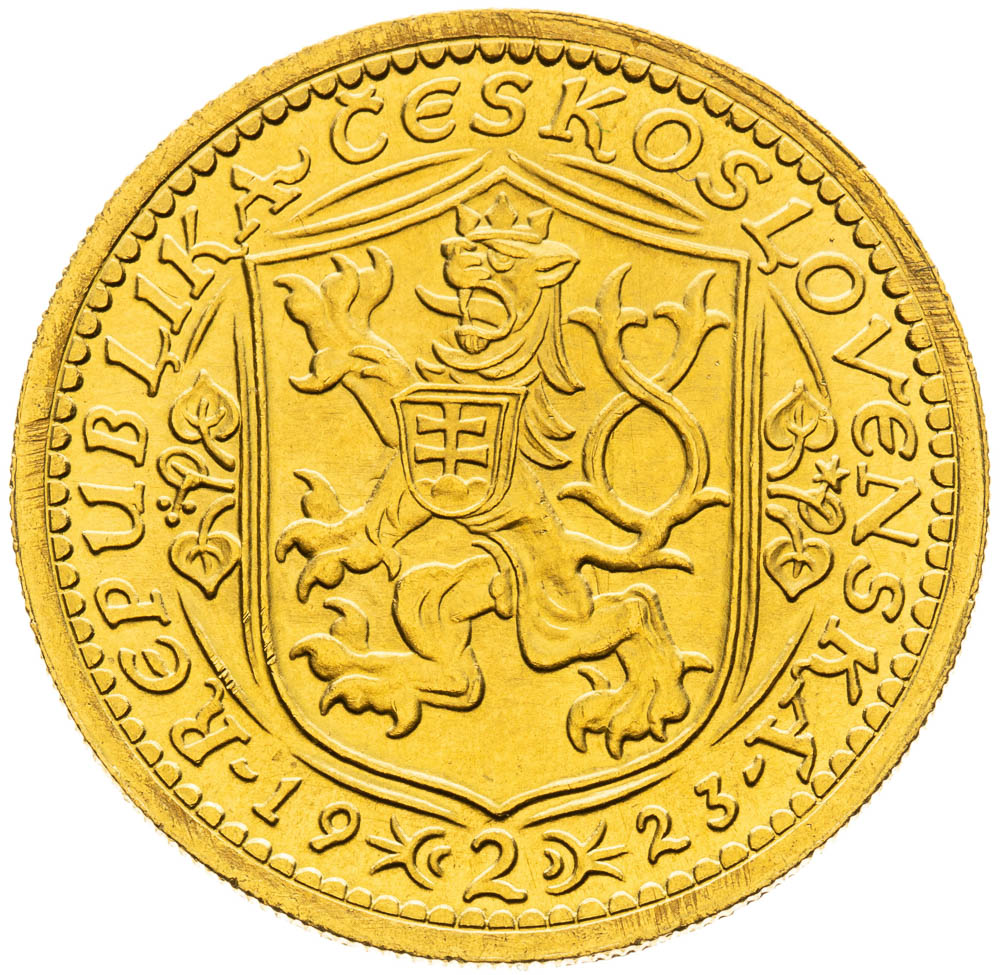 2 Dukát 1923 - revers
