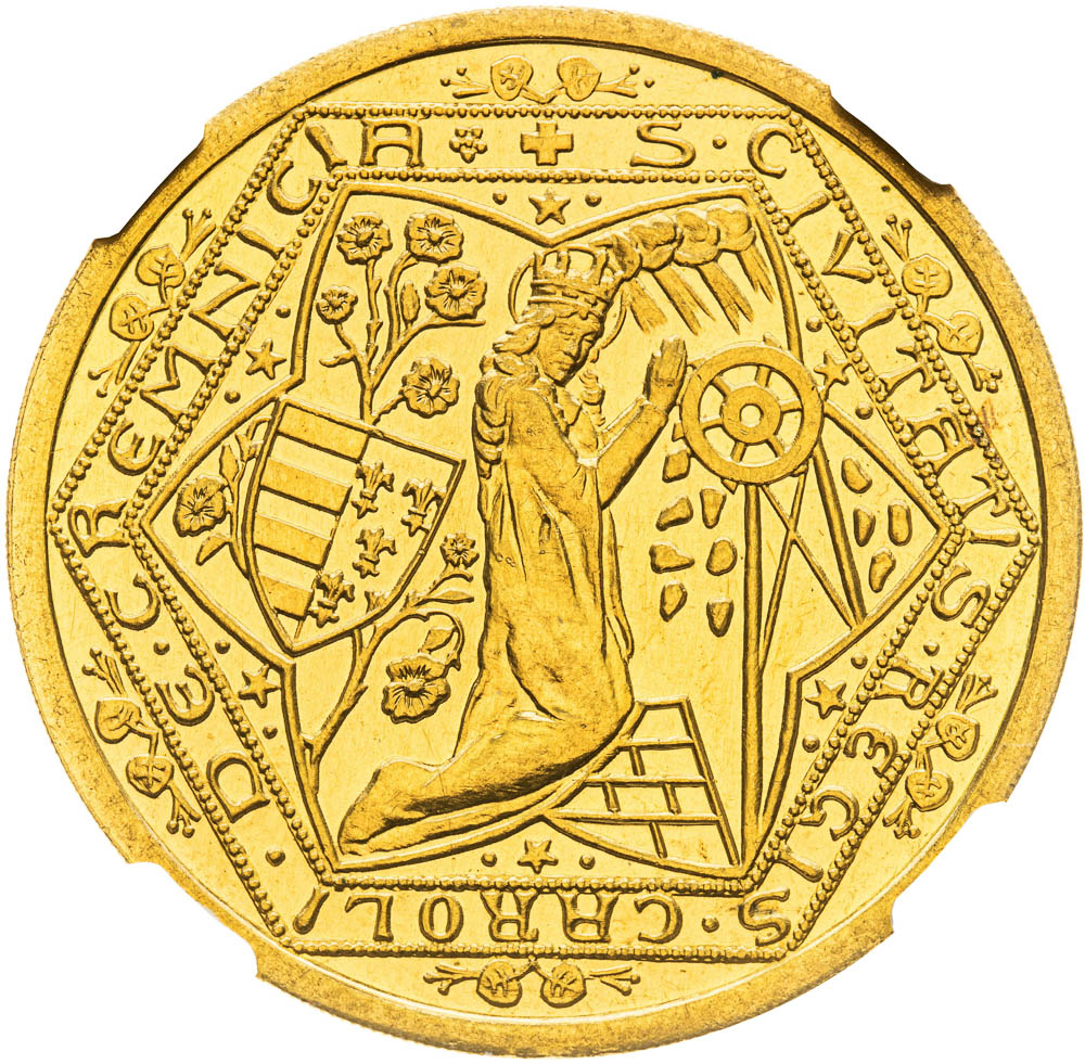 Zlatá medaile 1934 (5 Dukát) - avers