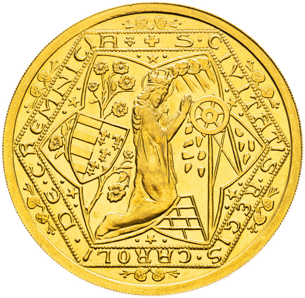 Zlatá medaile 1934 (5 Dukát) - avers