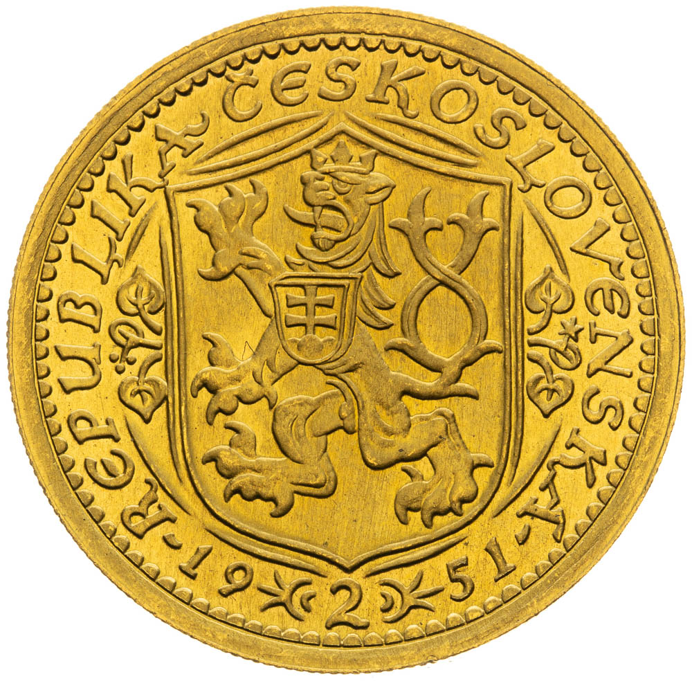 2 Dukát 1951 - revers