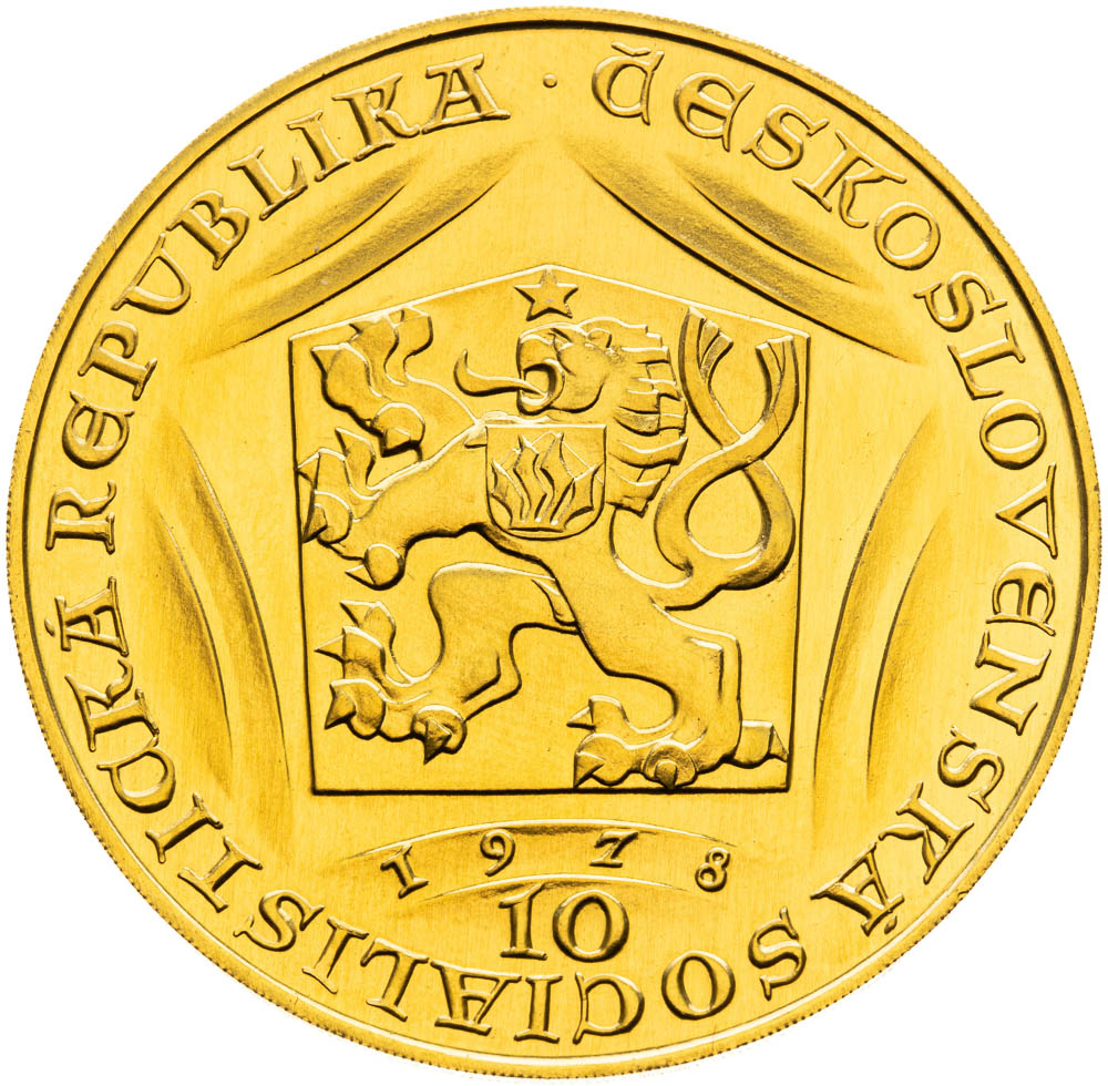 10 Dukát 1978 - revers