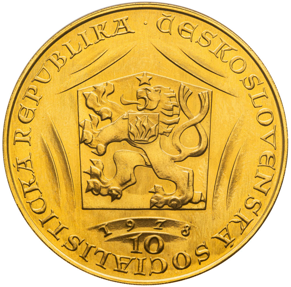 10 Dukát 1978 - revers