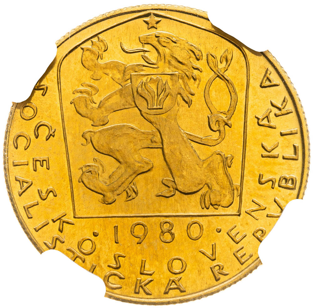 Dukát 1980 - revers