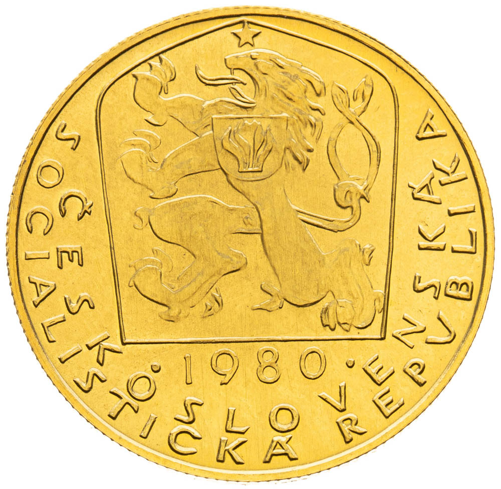 Dukát 1980 - revers