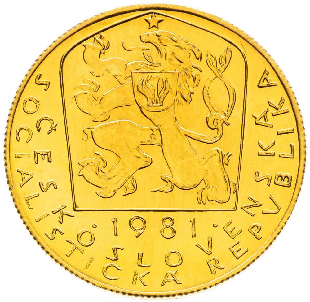 Dukát 1981 - revers