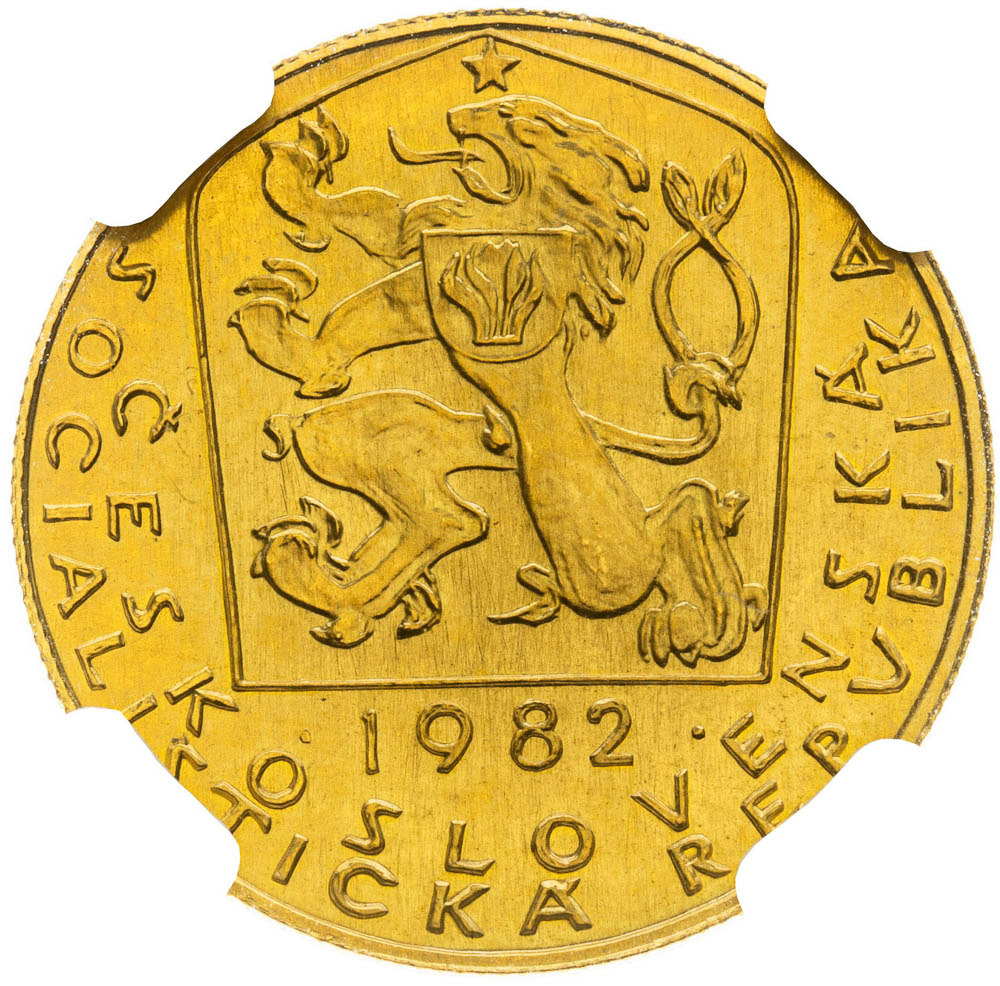 Dukát 1982 - revers