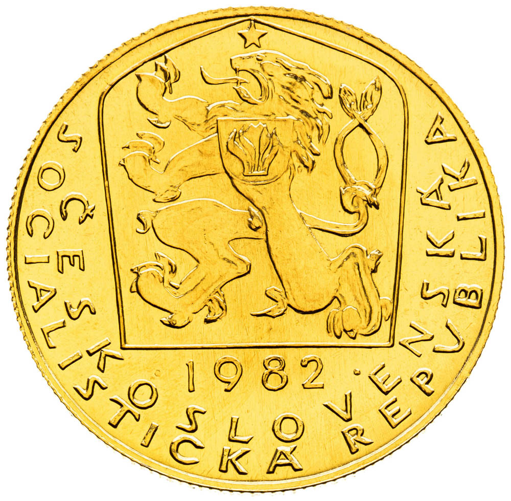 Dukát 1982 - revers