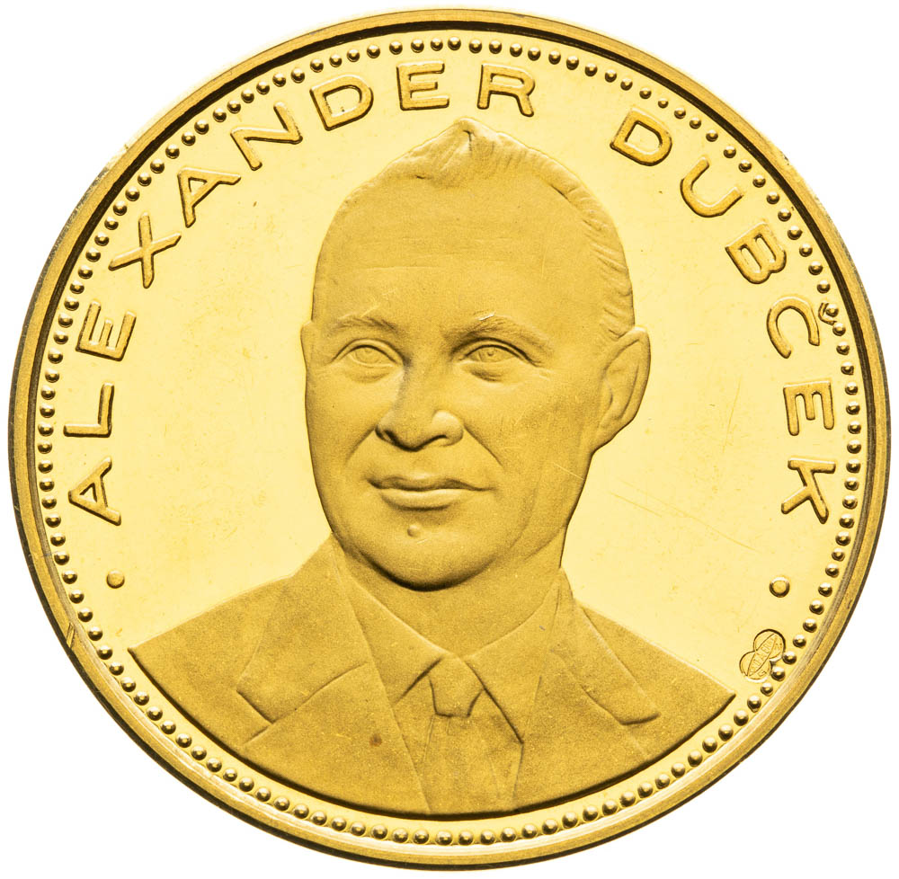 Zlatá medaile 1968 (5 Dukát) - avers